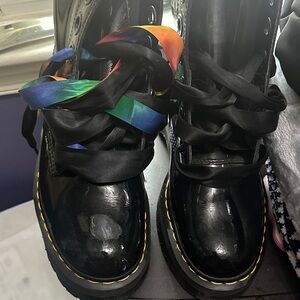 Dr. Martens platform Black Boots